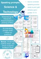 Vorschau - Spiele - Science technology - Visions of the future: Speaking & discussion prompts - Deckblatt