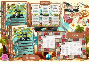 Aperçu - Apprentissages en autonomie - Futur proche : Lance les dés + 2 plateaux de jeu - Page de couverture
