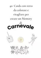 anteprima - Flashcard - Memory di CARNEVALE in PDF 40 immagini doppie con retro - Pagina 1