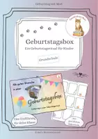 Vorschau - Präsentationen/Tafelbilder - Geburtstagsbox - ein Geburtstagsritual für Kinder - Deckblatt
