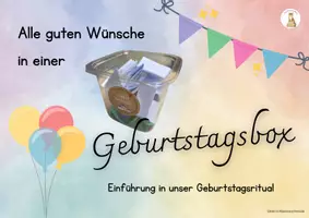 Vorschau - Präsentationen/Tafelbilder - Geburtstagsbox - ein Geburtstagsritual für Kinder - Seite 1