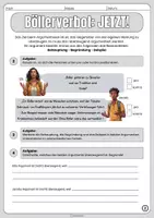 Vorschau - Unterrichtsreihen - Erörterung / Argumentation - Böllerverbot / Feuerwerkverbot (Komplette Unterrichtseinheit: lineares und/oder dialektisches Erörtern) - viele Arbeitsblätter und Lösungen sowie Handreichung und Differenzierungsmaterialien - Seite 3