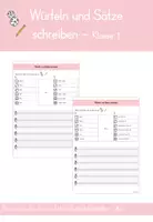 Vorschau - Arbeitsblätter - Würfeln und Sätze schreiben - Flex und Flora Buchstabenhefte 1 & 2 - Deckblatt