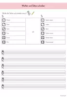 Vorschau - Arbeitsblätter - Würfeln und Sätze schreiben - Flex und Flora Buchstabenhefte 1 & 2 - Seite 3