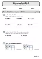 Vorschau - Stundenentwürfe - Mathematik Klasse 4 (Nr. 3 & Nr. 4) - Seite 2