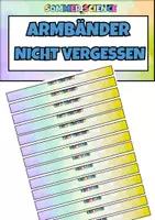 Vorschau - Fördermaterial/Inklusion - Classroom Management Armbänder – Organisation & Erinnerung Schüler - Deckblatt