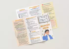 Vista previa - Unidades / Secuencias / Situaciones de Aprendizaje - TRÍPTICO DISCAPACIDAD AUDITIVA (PT) - Portada