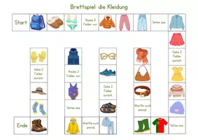 Vorschau - Arbeitsblätter - DaZ / DaF - Kleidung (und Wetter) - MATERIALPAKET - Seite 2