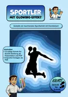 Vorschau - Stundenentwürfe - Sportler mit Glowing-Effekt – Kunstprojekt mit Tonwerten (Deckfarben) - Deckblatt