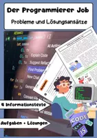 Vorschau - Arbeitsblätter - Der Programmierer Job: Softwareentwicklung, IT Programmieren - Deckblatt