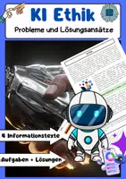 Vorschau - Arbeitsblätter - KI Ethik: Verantwortung, Fairness & Transparenz - Deckblatt