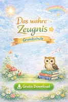 Vorschau - Poster - Das wahre Zeugnis – Gratis Download | Wertschätzung statt Noten - Deckblatt