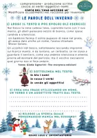 anteprima - Esercizi - Comprendere,scrivere e inventare "le parole dell'inverno" - Pagina di copertina