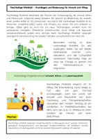 Vorschau - Arbeitsblätter - Die Nachhaltige Mobilität: Verkehr, Klima, Zukunft - Seite 1