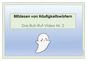 Vorschau - Präsentationen/Tafelbilder - Materialpaket Blitzlesen mit Reaktion: Häufigkeitswörter - Seite 2