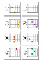 Vorschau - Unterrichtsreihen - Ukulele Lapbook - Kopiervorlage - Seite 3