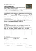 Vorschau - Spiele - Vocabulary: sports - Vokabeln, Übungen, Ratespiel und Trashketball - editierbar - Seite 3