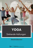 Vorschau - Stationenlernen - Yoga ⎪ Materialpaket - Stationskarten für den Sportunterricht - Seite 1