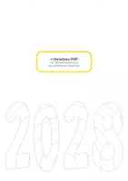 Vorschau - Mal- und Bastelvorlagen - * 2028 * Kalender basteln & selber gestalten (hoch) KUNST Grundschule - Seite 3