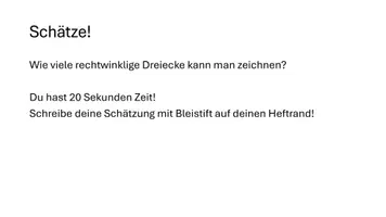 Vorschau - Stundenentwürfe - Erarbeitung Satz des Thales mit Produktiver Aufgabe - Seite 1