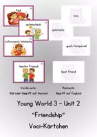 Vorschau - Bildkarten - Voci-Kärtchen Young World 3 Unit 2 "Friendship" - Klett - Deckblatt