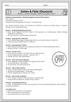 Vorschau - Unterrichtsreihen - Satzglieder & Zeiten – Grammatik Unterrichtsreihe - Seite 1