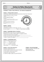 Vorschau - Unterrichtsreihen - Satzglieder & Zeiten – Grammatik Unterrichtsreihe - Seite 3