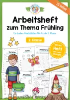 Vorschau - Arbeitsblätter - Materialpaket zum Frühling: 2. Klasse (25 Arbeitsblätter) - Deckblatt