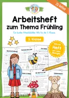 Vorschau - Arbeitsblätter - Materialpaket zum Frühling: 3. Klasse (25 Arbeitsblätter) - Deckblatt