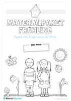 Vorschau - Arbeitsblätter - Materialpaket zum Frühling: 1. Klasse (25 Arbeitsblätter) - Seite 1