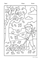 Vorschau - Arbeitsblätter - Ausmalbilder - Jahreszeiten - Herbst - Seite 3