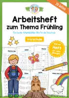 Vorschau - Arbeitsblätter - Materialpaket zum Frühling: Vorschule (20 Arbeitsblätter) - Deckblatt