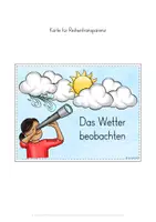 Vorschau - Stundenentwürfe - Wetter Symbole Beobachtung Unterrichtseinheit - Seite 3