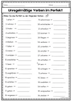 Vorschau - Arbeitsblätter - Unregelmäßige Verben im Perfekt/DaZ & DaF/A1-A2 - Seite 2