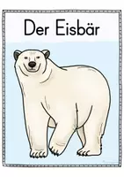 Vorschau - Bildkarten - Bildkarten Eisbär - Seite 3