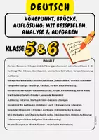 Vorschau - Stationenlernen - Höhepunkt & Auflösung schreiben – Technik-Dossier für spannende Texte, inkl. Redemittel & Musterlösungen Klasse 5-6 - Deckblatt