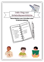 Vorschau - Arbeitsblätter - Materialpaket: Von 0 auf 100 zur Erlebniserzählung! - Deckblatt
