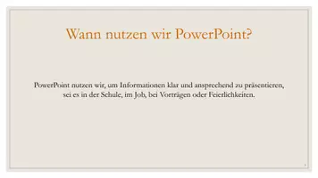 Vorschau - Unterrichtsreihen - Einführung Powerpoint: Präsentation, Übungen, Arbeitsblatt - Seite 3