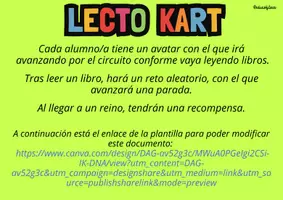 Vista previa - Hojas de trabajo - LECTO KART (PLAN LECTOR CON RECOMPENSAS) - página 1