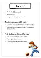 Vorschau - Arbeitsblätter - Bildgeschichte „Verschlafen“ – Texte verfassen Klasse 2–5 | Komplettpaket mit differenzierten Arbeitsblättern & Übungen - Seite 3