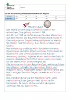Vorschau - Arbeitsblätter - Text der Woche _ Mondlandung_ Klasse 4 - Seite 3
