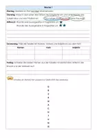 Vorschau - Arbeitsblätter - Text der Woche _ Schulhausübernachtung_ Klasse 4 - Seite 1