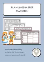 Vorschau - Arbeitsblätter - Märchen schreiben leicht gemacht – Planungsraster mit Ideensammlung - Deckblatt