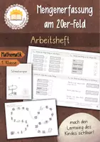 Vorschau - Stundenentwürfe - Arbeitsheft - Mengen am 20er-Feld erkennen - 1. Klasse - Deckblatt