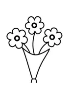 Vorschau - Arbeitsblätter - Ausmalbilder Thema Blumensträuße - Grundschule - Bastelvorlagen - Seite 3