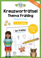 Vorschau - Arbeitsblätter - Kreuzworträtsel Frühling - Deckblatt