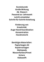 Vorschau - Mal- und Bastelvorlagen - Kunstidee - Niedliche Eule - ganz einfach - Seite 2