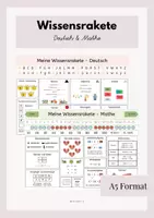 Vorschau - Fördermaterial/Inklusion - Wissensrakete Mathe und Deutsch - Deckblatt