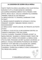 anteprima - Opere didattiche / Libri di testo - LIBRICINO "I GIORNI DELLA MERLA" - Pagina 1