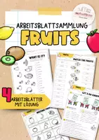 Vorschau - Arbeitsblätter - Fruits | Komplettpaket Englisch | Bildkarten, Vokabeln, Spiele & Arbeitsblätter (Klasse 5–6) - Seite 1